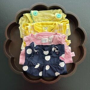 Baby Girls 3 Months Clothing ~ Dress, 2 pc Outfits, Rompers & Tops 23 pieces